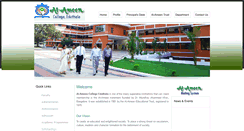 Desktop Screenshot of alameencollege.org